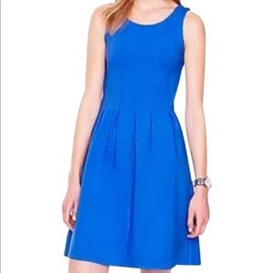 JCrew Blue Pleated Cocktail Dress (Sz 2, like new)